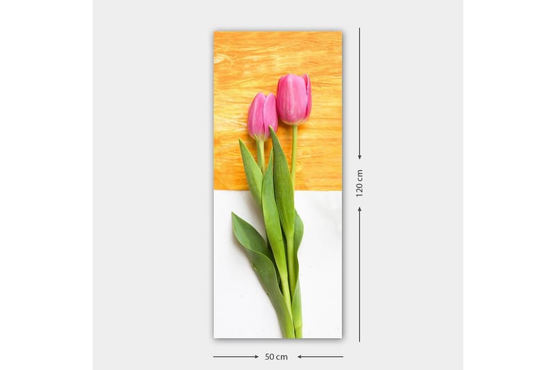 Canvasbillede DKY Floral & Botanical Flerfarvet - 50x120 cm - Boligtilbehør - Billeder & kunst - Billeder på lærred