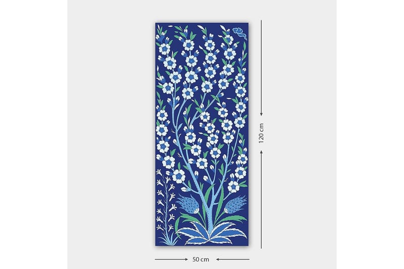 Canvasbillede DKY Floral & Botanical Flerfarvet - 50x120 cm - Boligtilbehør - Billeder & kunst - Billeder på lærred