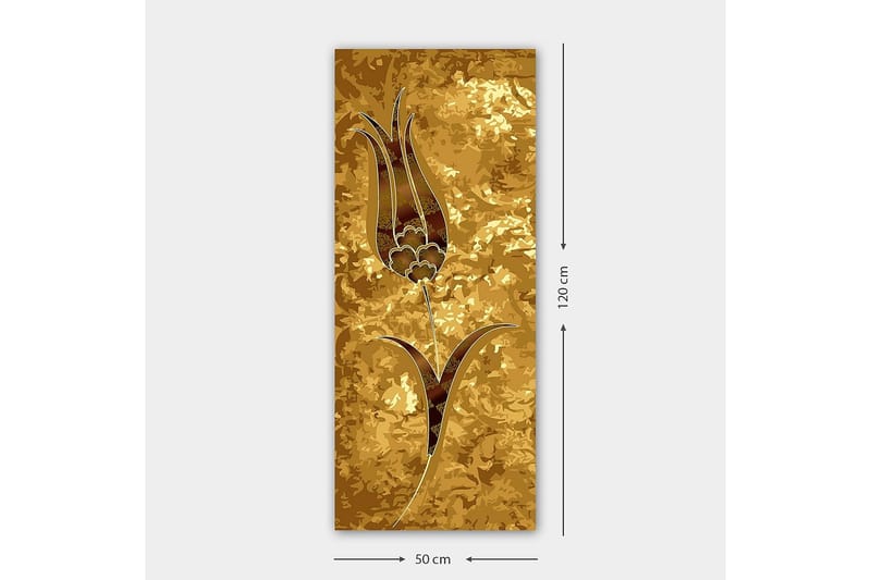 Canvasbillede DKY Floral & Botanical Flerfarvet - 50x120 cm - Boligtilbehør - Billeder & kunst - Billeder på lærred
