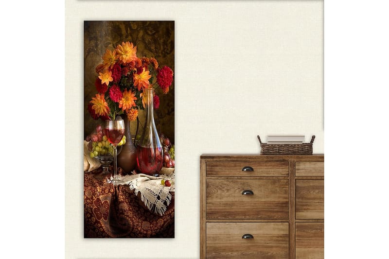 Canvasbillede DKY Floral & Botanical Flerfarvet - 50x120 cm - Boligtilbehør - Billeder & kunst - Billeder på lærred