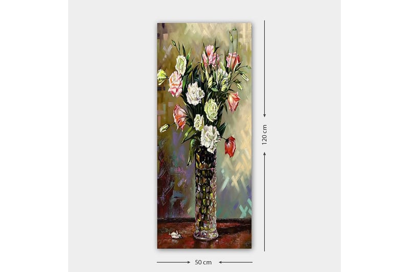 Canvasbillede DKY Floral & Botanical Flerfarvet - 50x120 cm - Boligtilbehør - Billeder & kunst - Billeder på lærred