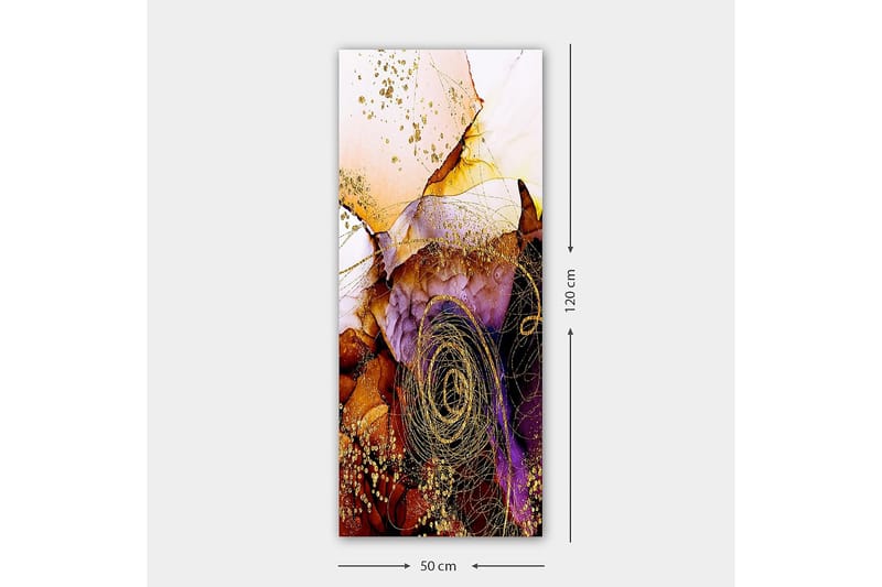 Canvasbillede DKY Floral & Botanical Flerfarvet - 50x120 cm - Boligtilbehør - Billeder & kunst - Billeder på lærred