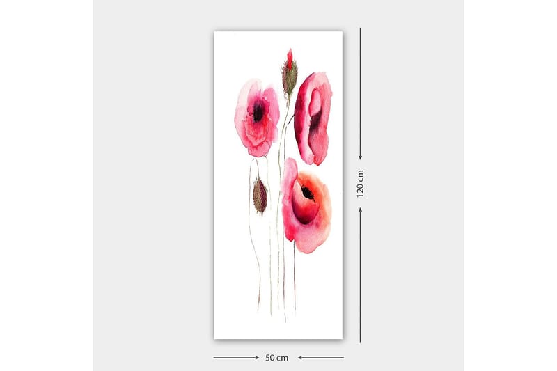 Canvasbillede DKY Floral & Botanical Flerfarvet - 50x120 cm - Boligtilbehør - Billeder & kunst - Billeder på lærred