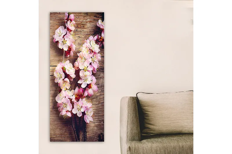 Canvasbillede DKY Floral & Botanical Flerfarvet - 50x120 cm - Boligtilbehør - Billeder & kunst - Billeder på lærred