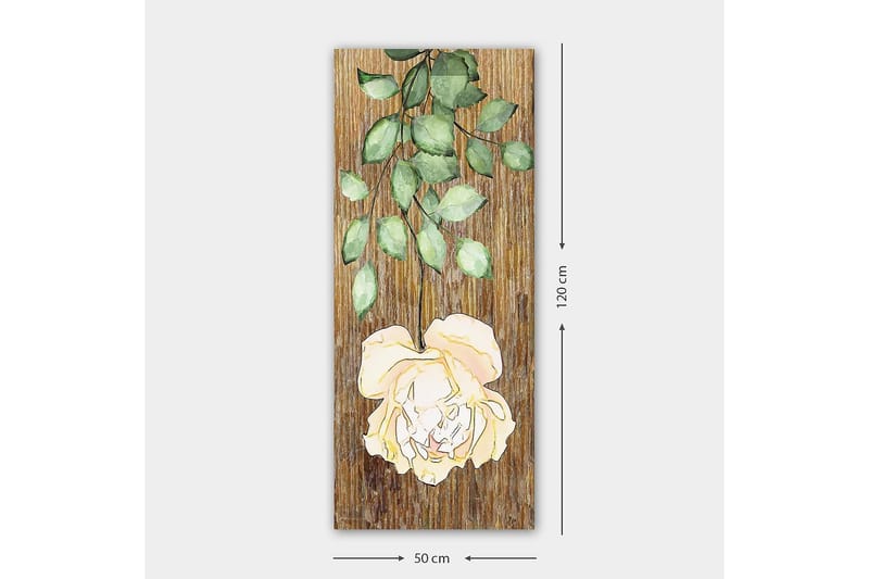 Canvasbillede DKY Floral & Botanical Flerfarvet - 50x120 cm - Boligtilbehør - Billeder & kunst - Billeder på lærred