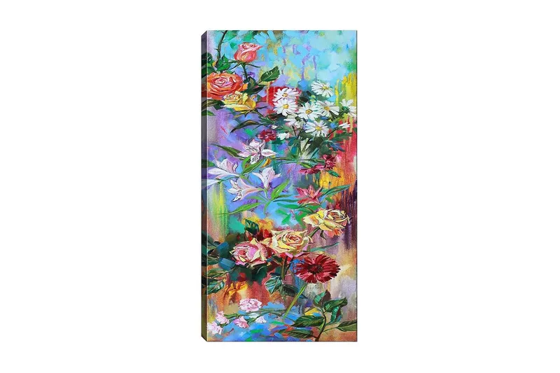 Canvasbillede DKY Floral & Botanical Flerfarvet, 50x120 cm