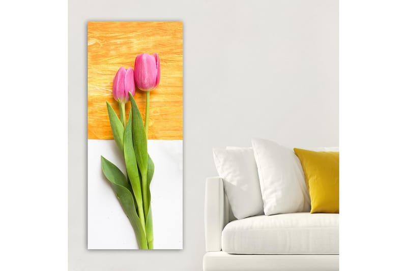 Canvasbillede DKY Floral & Botanical Flerfarvet - 50x120 cm - Boligtilbehør - Billeder & kunst - Billeder på lærred