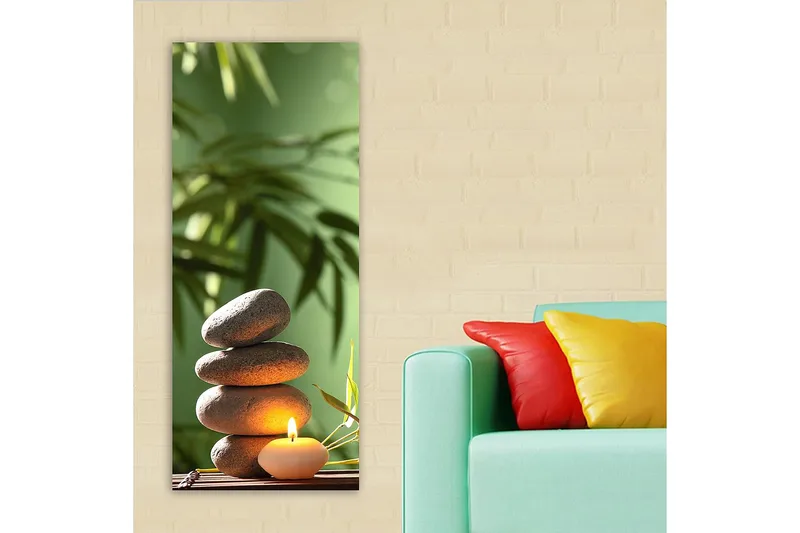 Canvasbillede DKY Floral & Botanical Flerfarvet - 50x120 cm - Boligtilbehør - Billeder & kunst - Billeder på lærred