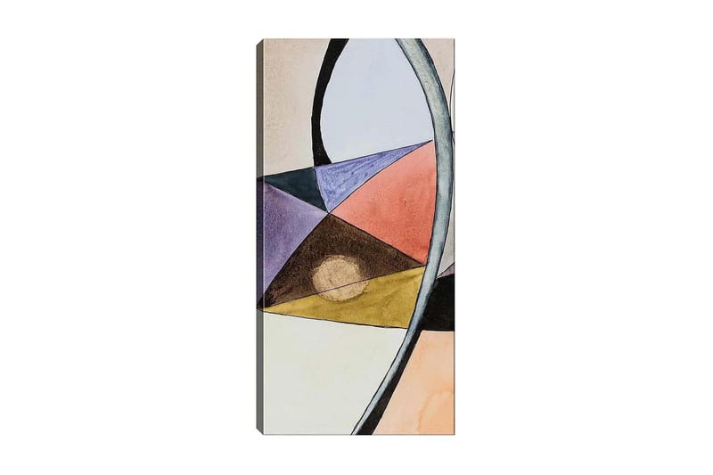 Canvasbillede DKY Geometric Flerfarvet - 50x120 cm - Boligtilbehør - Billeder & kunst - Billeder på lærred