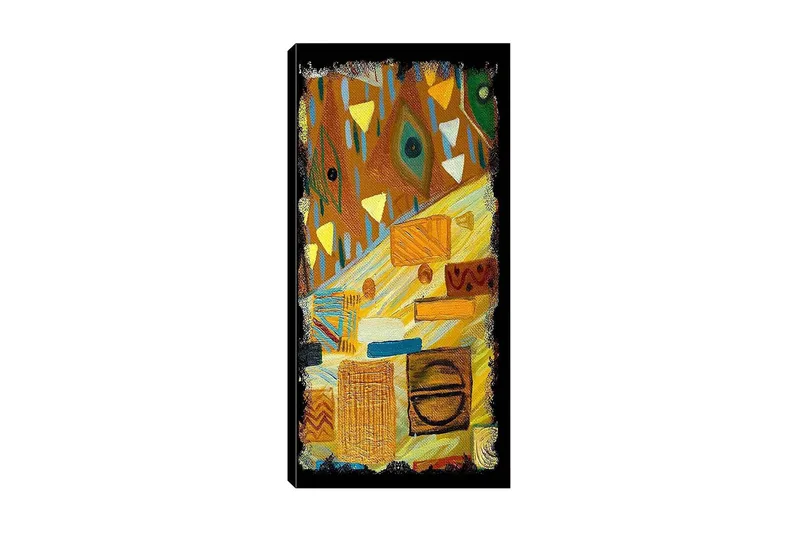 Canvasbillede DKY Geometric Flerfarvet, 50x120 cm