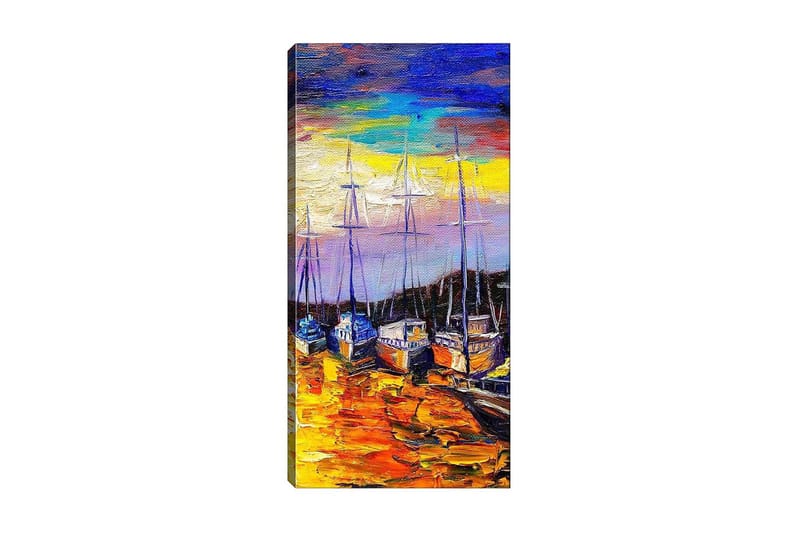 Canvasbillede DKY Landscape & Nature Flerfarvet - 50x120 cm - Boligtilbehør - Billeder & kunst - Billeder på lærred