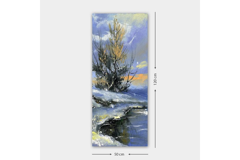 Canvasbillede DKY Landscape & Nature Flerfarvet - 50x120 cm - Boligtilbehør - Billeder & kunst - Billeder på lærred