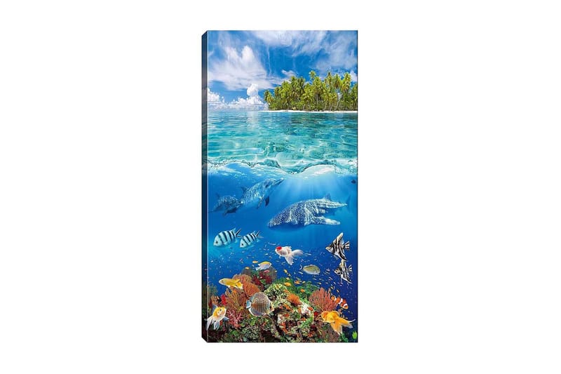 Canvasbillede DKY Landscape & Nature Flerfarvet - 50x120 cm - Boligtilbehør - Billeder & kunst - Billeder på lærred