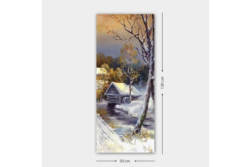 Canvasbillede DKY Landscape & Nature Flerfarvet - 50x120 cm - Boligtilbehør - Billeder & kunst - Billeder på lærred