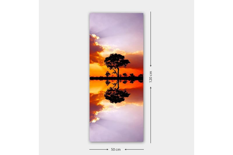 Canvasbillede DKY Landscape & Nature Flerfarvet - 50x120 cm - Boligtilbehør - Billeder & kunst - Billeder på lærred