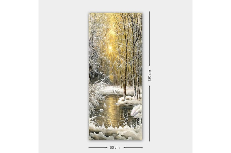 Canvasbillede DKY Landscape & Nature Flerfarvet - 50x120 cm - Boligtilbehør - Billeder & kunst - Billeder på lærred