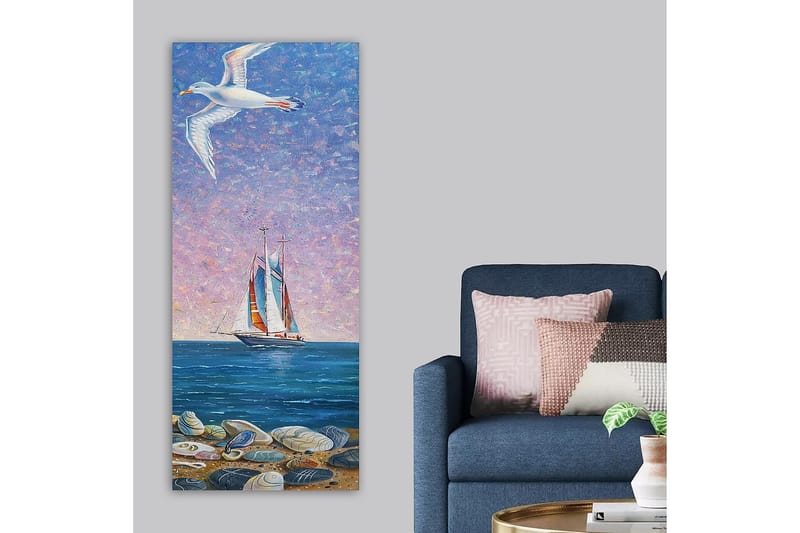 Canvasbillede DKY Landscape & Nature Flerfarvet - 50x120 cm - Boligtilbehør - Billeder & kunst - Billeder på lærred
