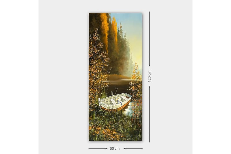 Canvasbillede DKY Landscape & Nature Flerfarvet - 50x120 cm - Boligtilbehør - Billeder & kunst - Billeder på lærred