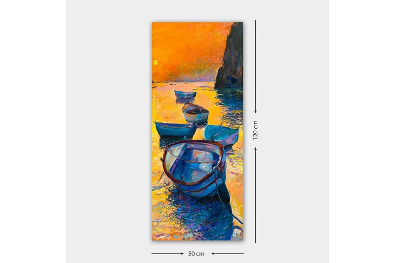 Canvasbillede DKY Landscape & Nature Flerfarvet - 50x120 cm - Boligtilbehør - Billeder & kunst - Billeder på lærred