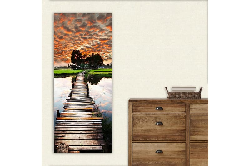 Canvasbillede DKY Landscape & Nature Flerfarvet - 50x120 cm - Boligtilbehør - Billeder & kunst - Billeder på lærred