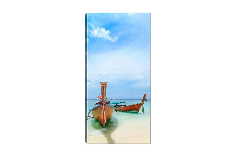 Canvasbillede DKY Nautical & Beach Flerfarvet, 50x120 cm
