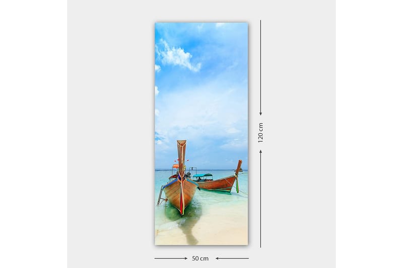Canvasbillede DKY Nautical & Beach Flerfarvet - 50x120 cm - Boligtilbehør - Billeder & kunst - Billeder på lærred
