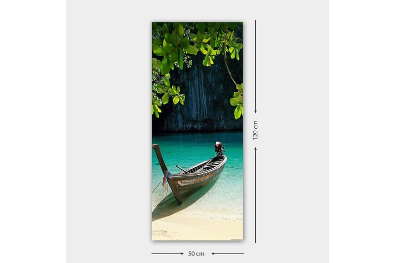 Canvasbillede DKY Nautical & Beach Flerfarvet - 50x120 cm - Boligtilbehør - Billeder & kunst - Billeder på lærred