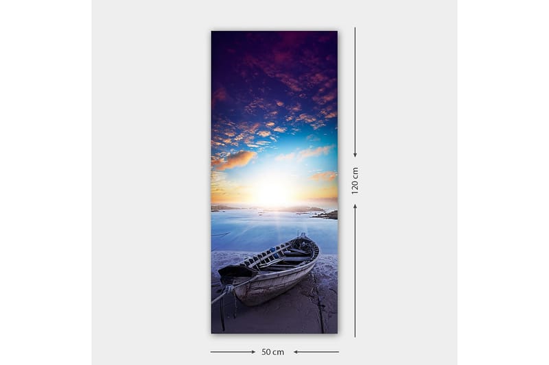 Canvasbillede DKY Nautical & Beach Flerfarvet - 50x120 cm - Boligtilbehør - Billeder & kunst - Billeder på lærred