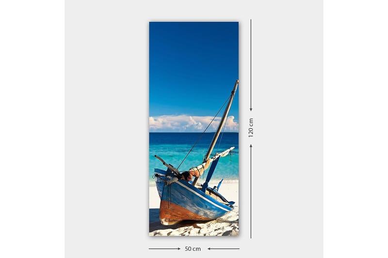 Canvasbillede DKY Nautical & Beach Flerfarvet - 50x120 cm - Boligtilbehør - Billeder & kunst - Billeder på lærred