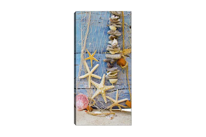 Canvasbillede DKY Nautical & Beach Flerfarvet, 50x120 cm