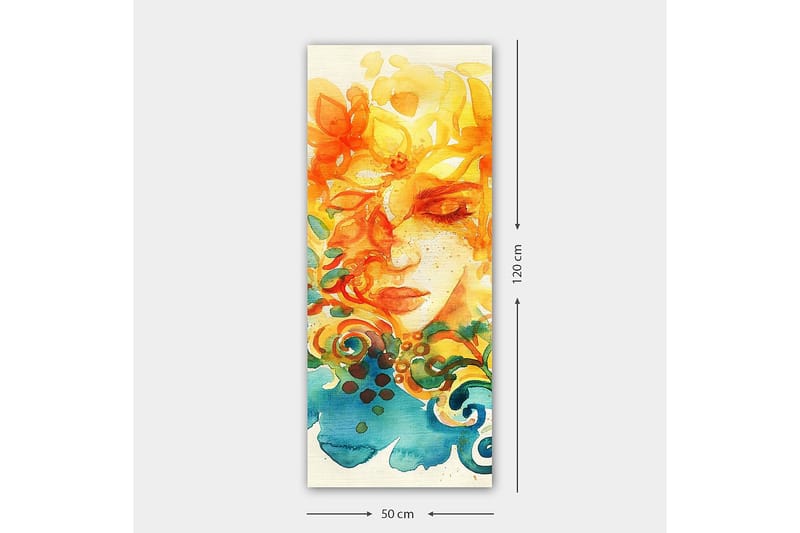 Canvasbillede DKY Spiritual Flerfarvet - 50x120 cm - Boligtilbehør - Billeder & kunst - Billeder på lærred