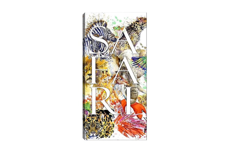 Canvasbillede DKY Text Flerfarvet - 50x120 cm - Boligtilbehør - Billeder & kunst - Billeder på lærred