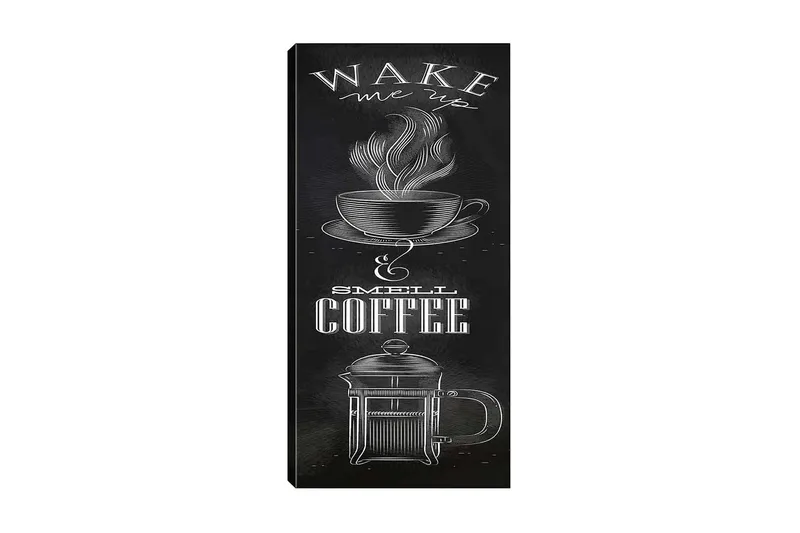 Canvasbillede DKY Text Flerfarvet, 50x120 cm