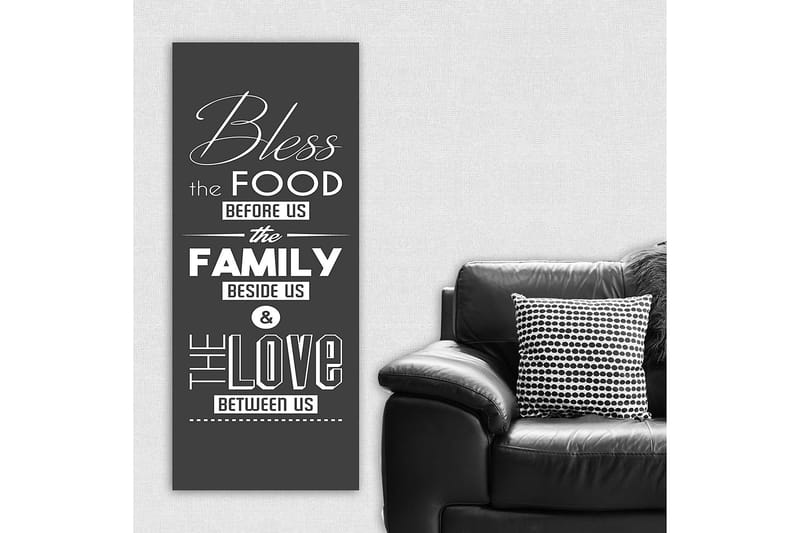 Canvasbillede DKY Text Flerfarvet - 50x120 cm - Boligtilbehør - Billeder & kunst - Billeder på lærred