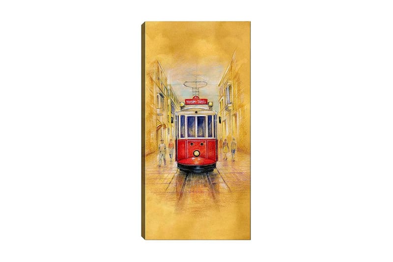 Canvasbillede DKY Transportation Flerfarvet - 50x120 cm - Boligtilbehør - Billeder & kunst - Billeder på lærred