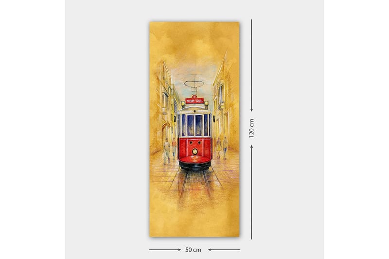 Canvasbillede DKY Transportation Flerfarvet - 50x120 cm - Boligtilbehør - Billeder & kunst - Billeder på lærred