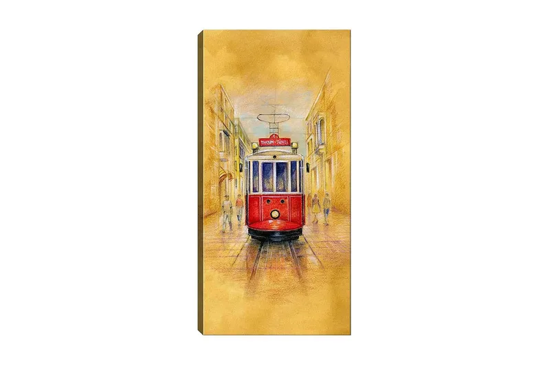 Canvasbillede DKY Transportation Flerfarvet, 50x120 cm