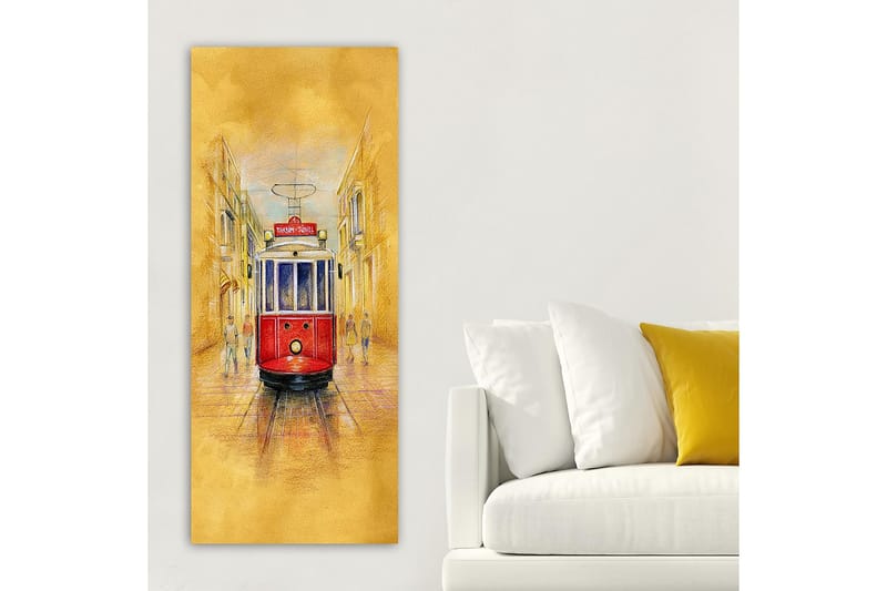 Canvasbillede DKY Transportation Flerfarvet - 50x120 cm - Boligtilbehør - Billeder & kunst - Billeder på lærred