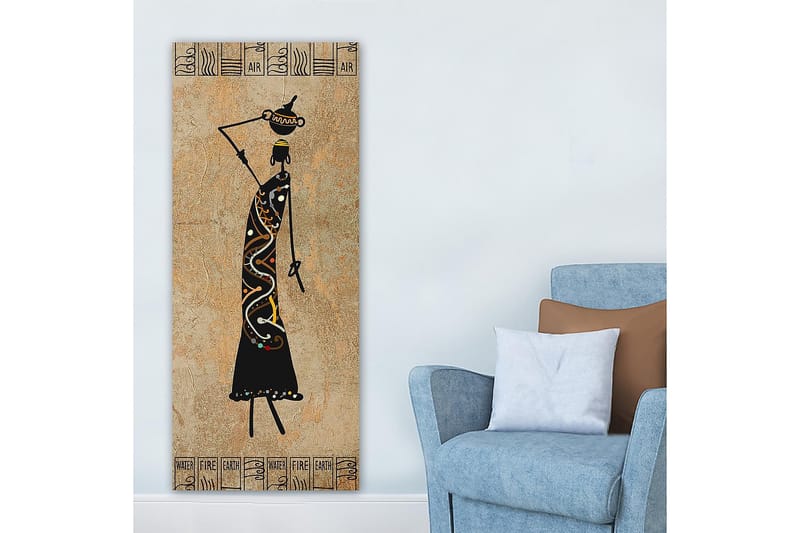 Canvasbillede DKY World Cultures Flerfarvet - 50x120 cm - Boligtilbehør - Billeder & kunst - Billeder på lærred