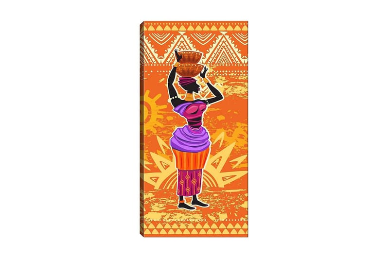 Canvasbillede DKY World Cultures Flerfarvet - 50x120 cm - Boligtilbehør - Billeder & kunst - Billeder på lærred