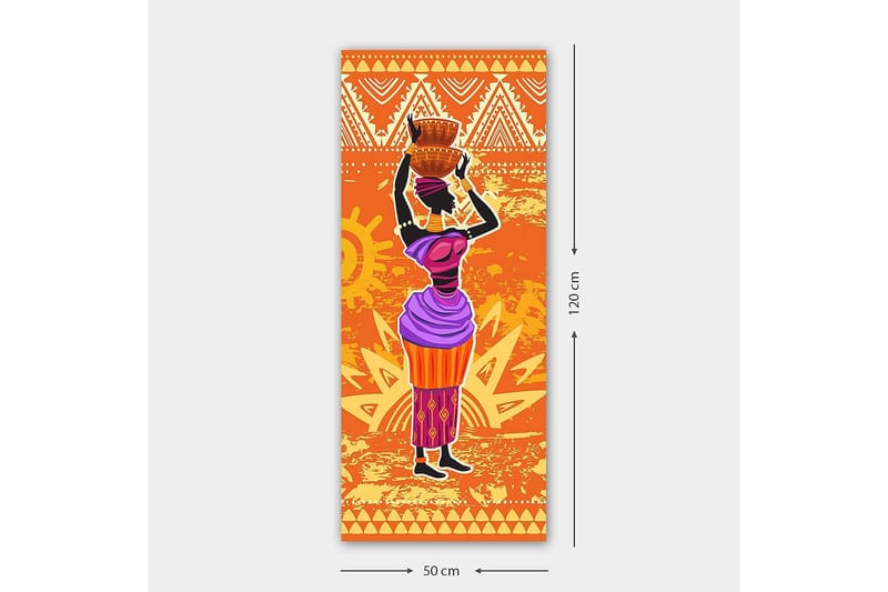 Canvasbillede DKY World Cultures Flerfarvet - 50x120 cm - Boligtilbehør - Billeder & kunst - Billeder på lærred