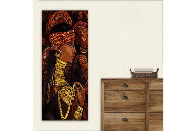 Canvasbillede DKY World Cultures Flerfarvet - 50x120 cm - Boligtilbehør - Billeder & kunst - Billeder på lærred
