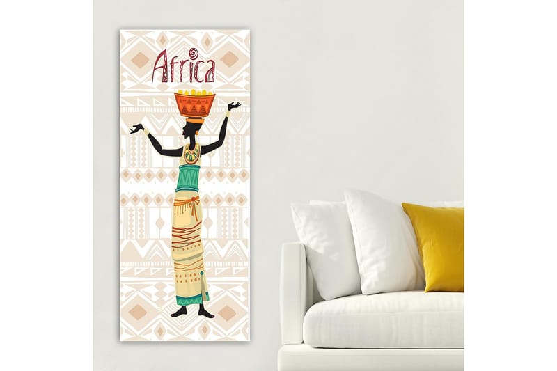 Canvasbillede DKY World Cultures Flerfarvet - 50x120 cm - Boligtilbehør - Billeder & kunst - Billeder på lærred