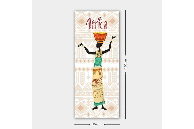 Canvasbillede DKY World Cultures Flerfarvet - 50x120 cm - Boligtilbehør - Billeder & kunst - Billeder på lærred