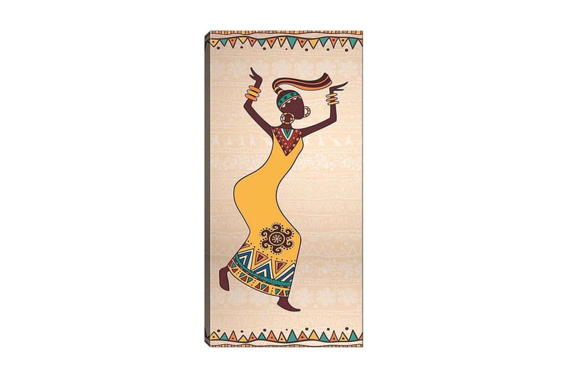 Canvasbillede DKY World Cultures Flerfarvet - 50x120 cm - Boligtilbehør - Billeder & kunst - Billeder på lærred
