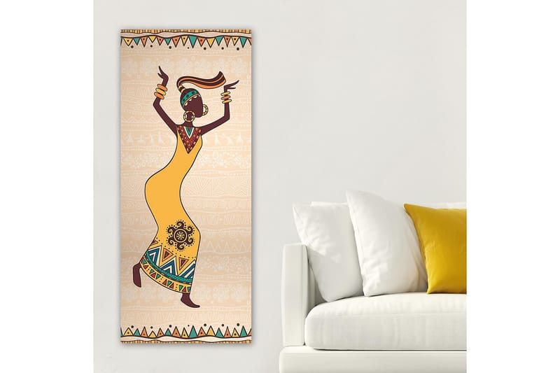 Canvasbillede DKY World Cultures Flerfarvet - 50x120 cm - Boligtilbehør - Billeder & kunst - Billeder på lærred