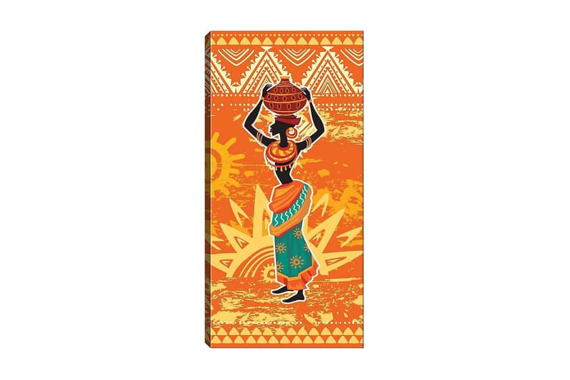 Canvasbillede DKY World Cultures Flerfarvet - 50x120 cm - Boligtilbehør - Billeder & kunst - Billeder på lærred