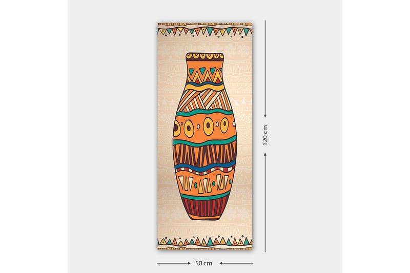 Canvasbillede DKY World Cultures Flerfarvet - 50x120 cm - Boligtilbehør - Billeder & kunst - Billeder på lærred