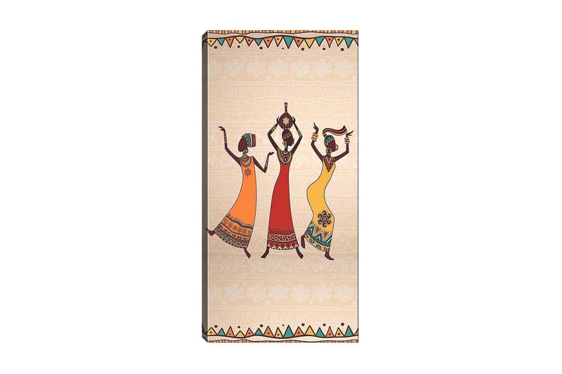 Canvasbillede DKY World Cultures Flerfarvet - 50x120 cm - Boligtilbehør - Billeder & kunst - Billeder på lærred