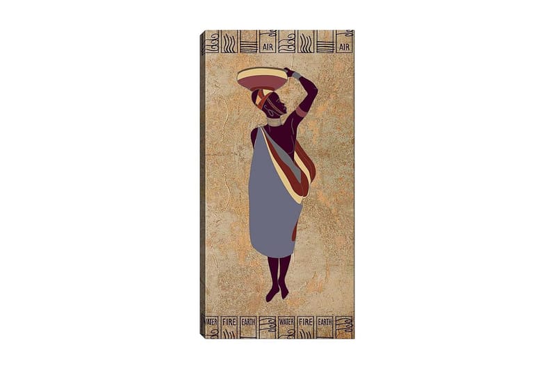 Canvasbillede DKY World Cultures Flerfarvet - 50x120 cm - Boligtilbehør - Billeder & kunst - Billeder på lærred